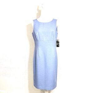 Evan Picone Black Label Sleeveless Periwinkle Spring/Summer Dress, NWT, Size 10